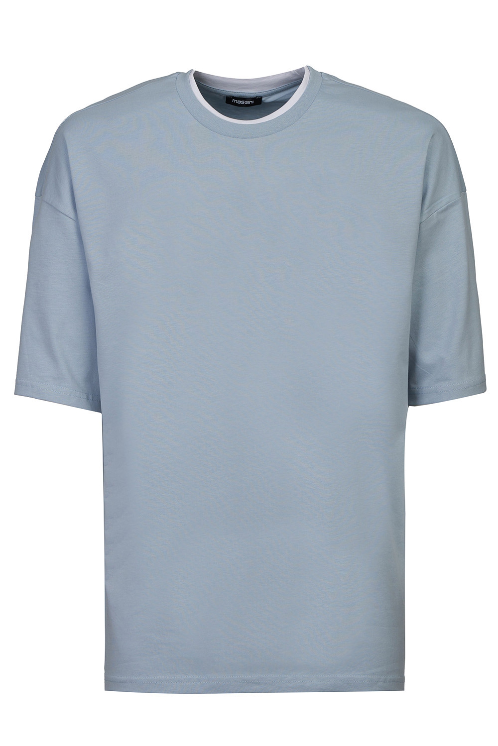 Tricou oversize Bleu Uni 0