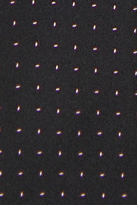 Cravata poliester tesut neagra print geometric 1