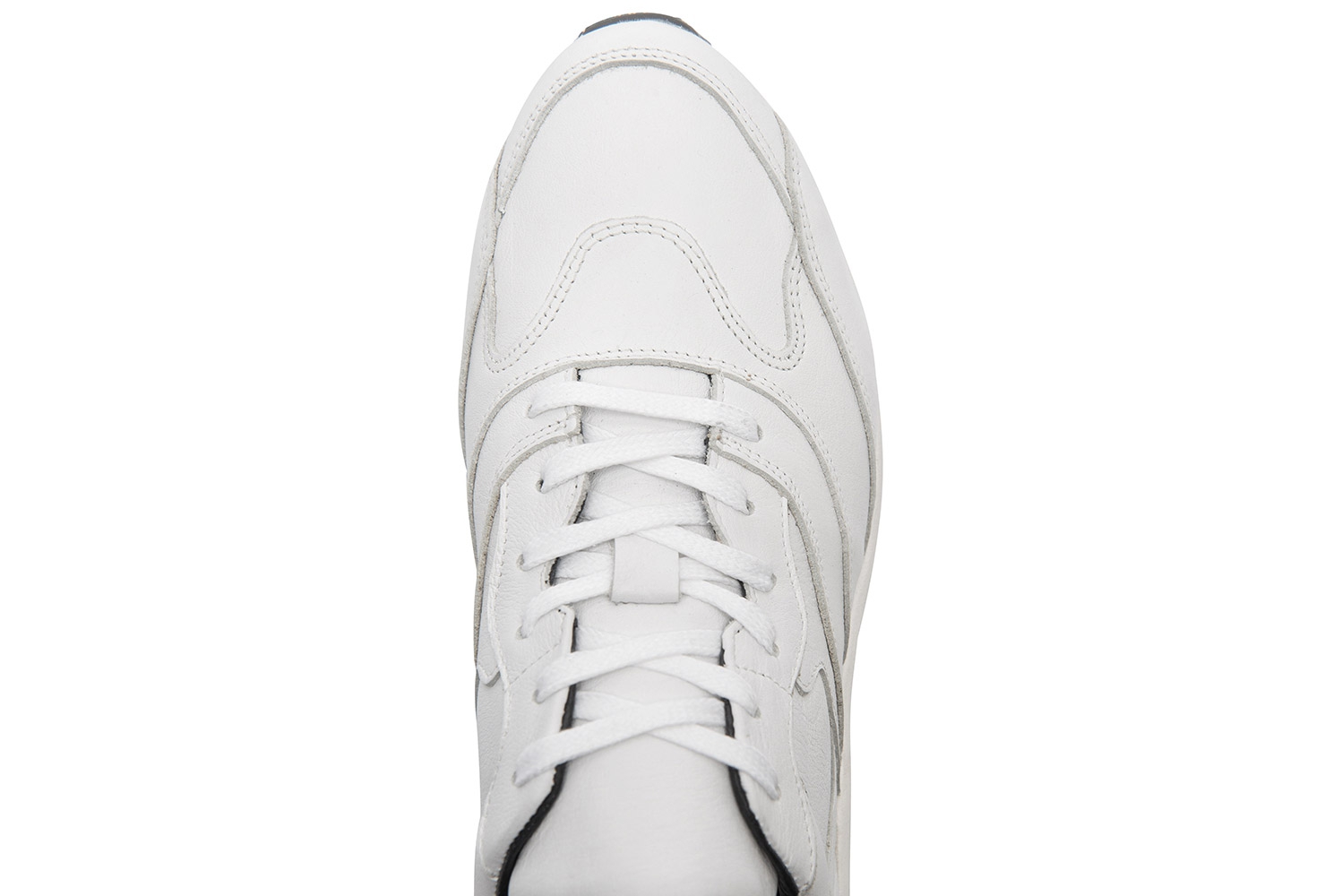 Sneakers Bigotti albi piele naturala 3