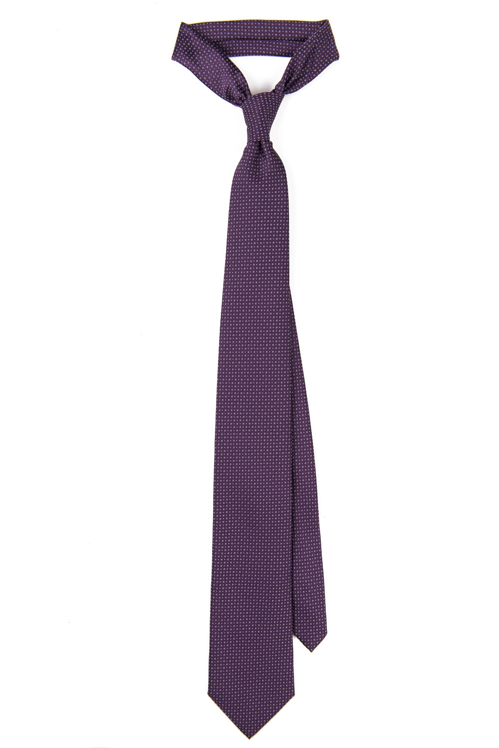 Cravata poliester mov print geometric 0