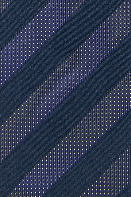 Cravata poliester tesut bleumarin dungi 1