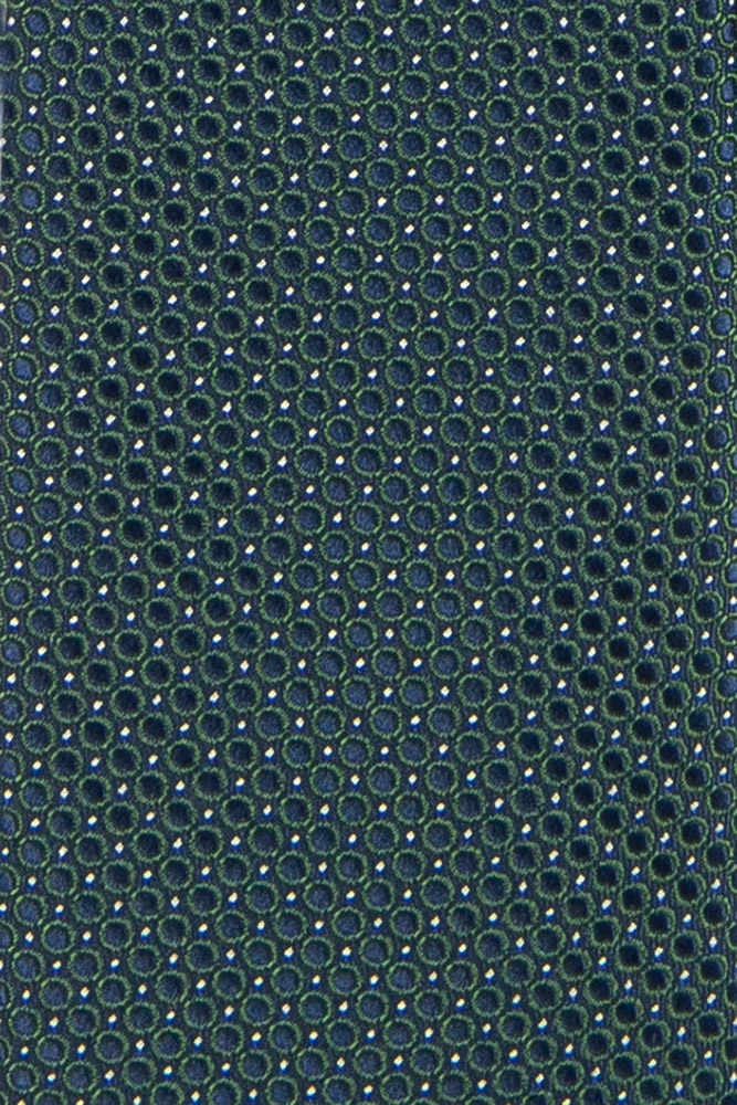 Cravata poliester tesut bleumarin print geometric 1