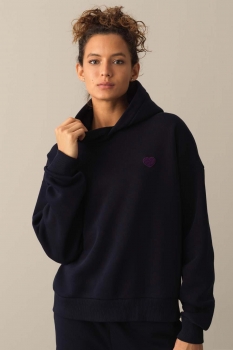 Hanorac dama oversize Bleumarin Uni