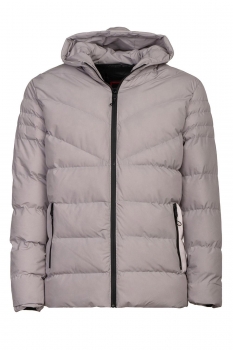 Jacheta slim Gri Uni