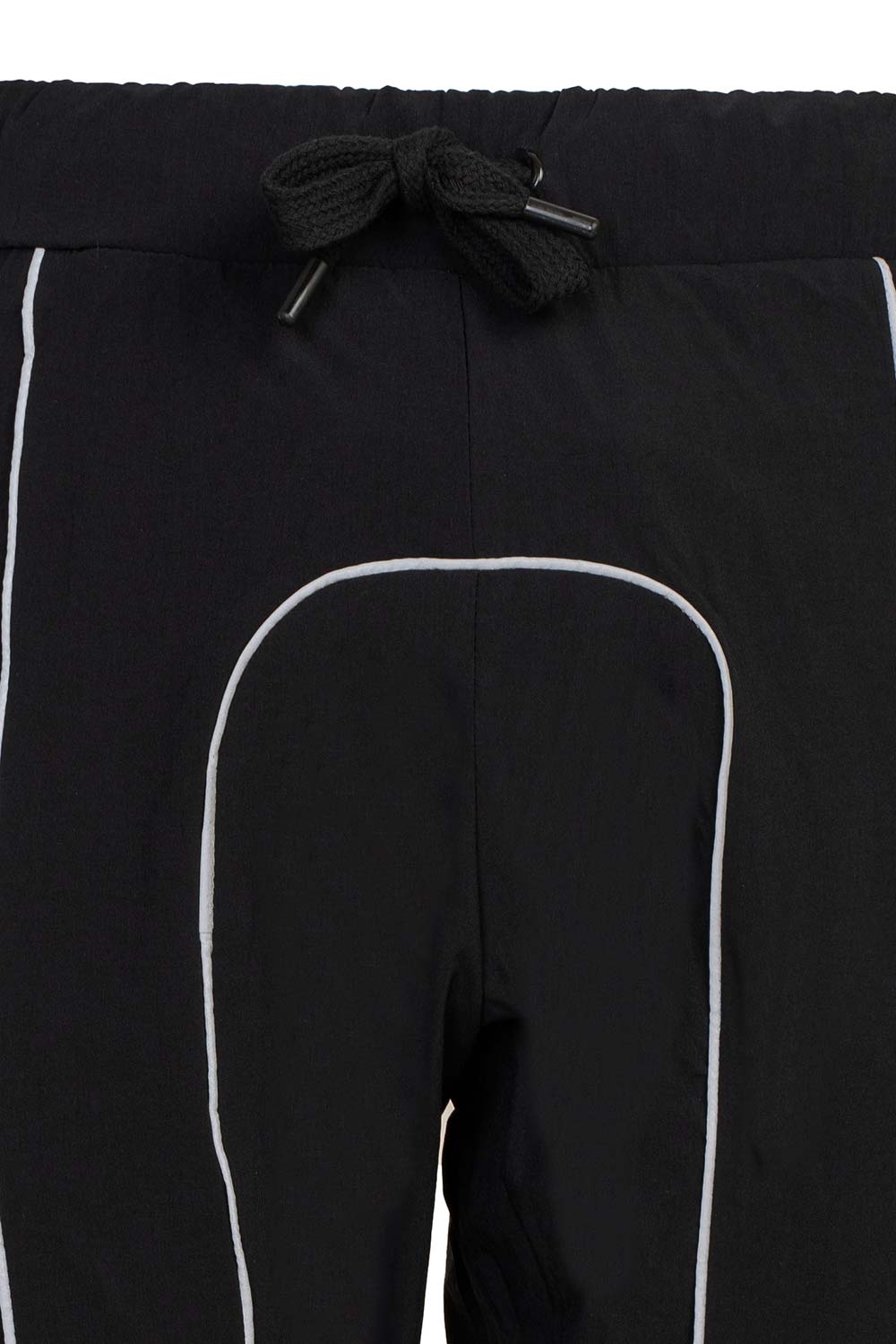 Pantaloni oversize negri print Geometric 1