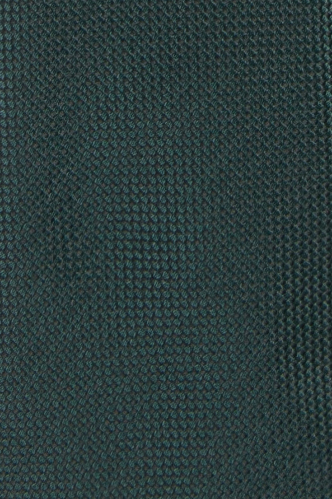 Cravata poliester tesut verde uni 1