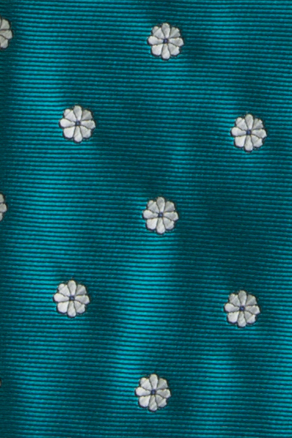Cravata poliester turcoaz print floral 1