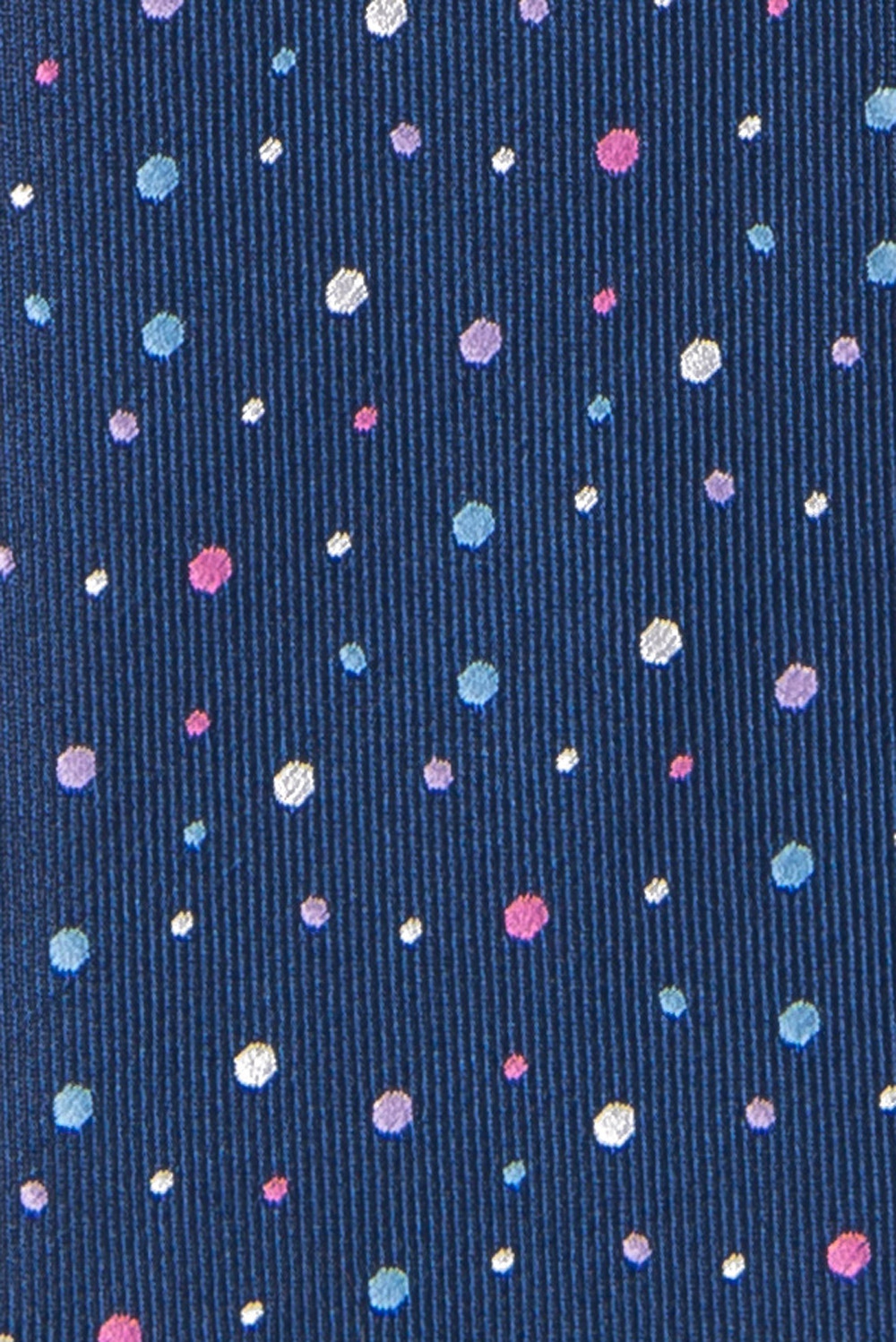 Cravata poliester albastra print geometric 1